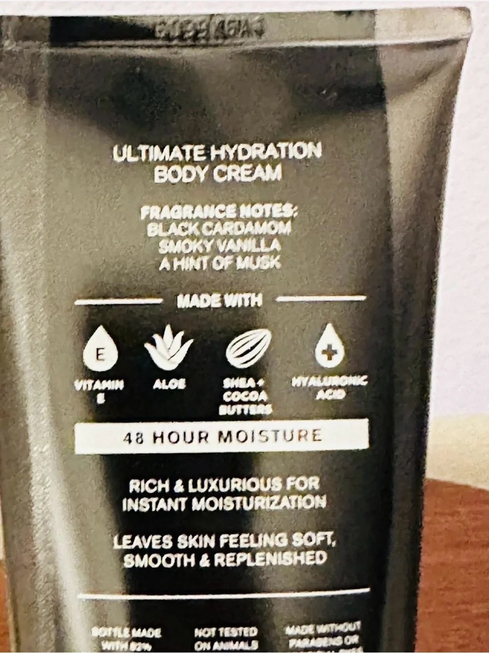 Bath & Body Works Noir Men's Shop Body Cream - Black and Gold